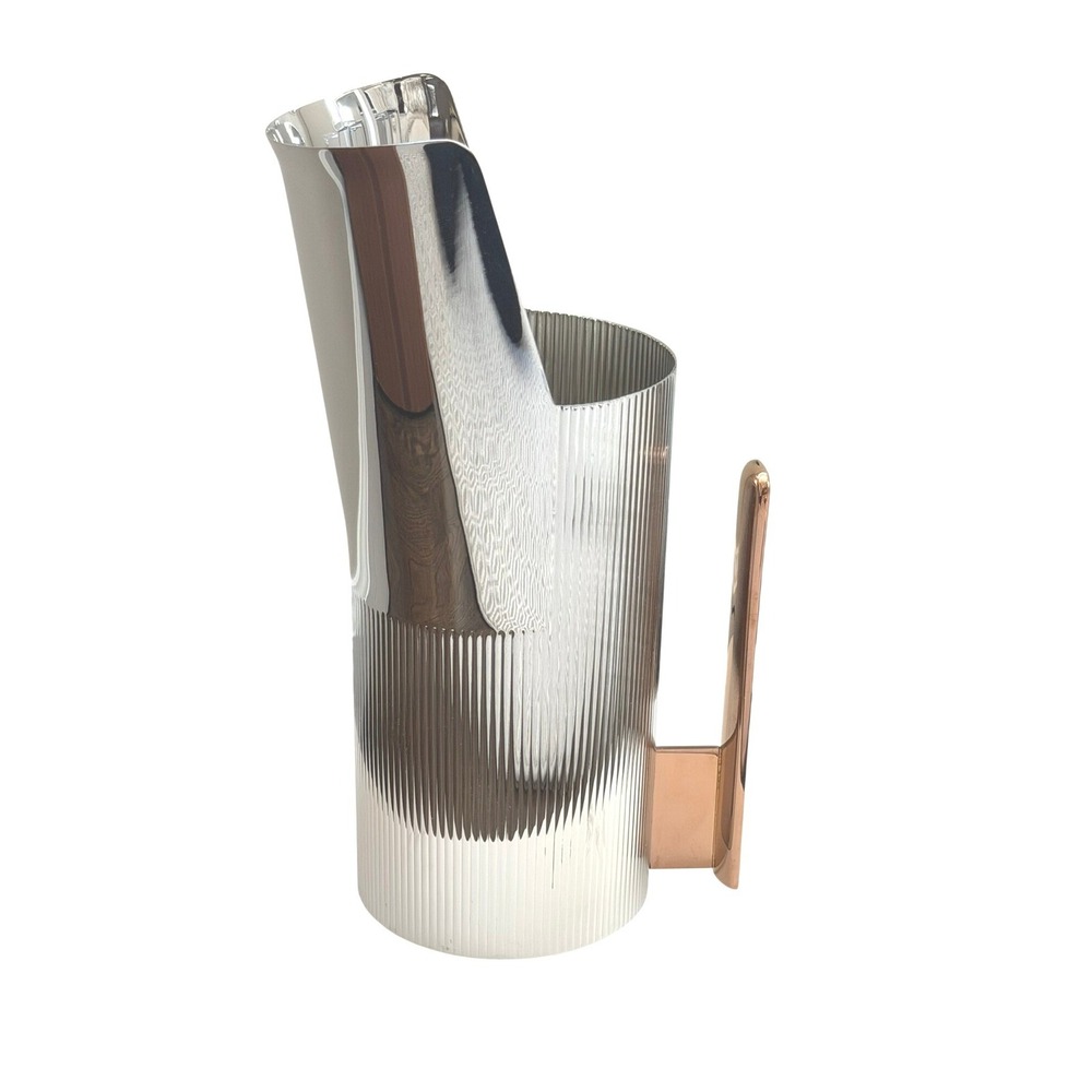 Georg Jensen Urkiola Pitcher - Rose Gold &‎ Silver Modernist Danish Design.